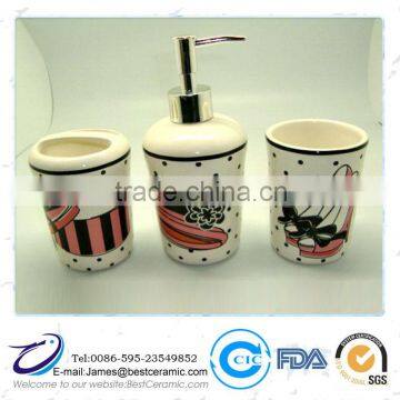 Pupular Dolomite Ceramic Bathroom Sets