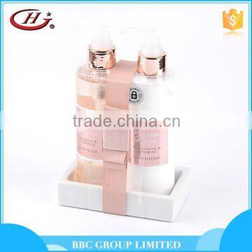 Moisturising and whitening hand wash with hand cream lotion gift set luxury skin care bottles