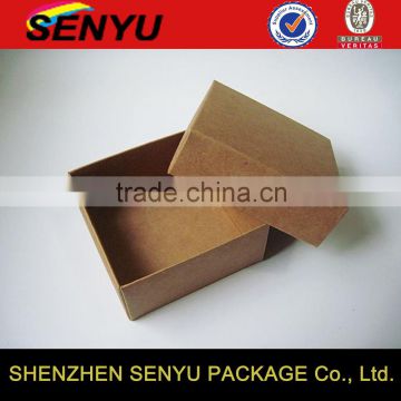 Square Paper Kraft Rigid Cardboard Box Made in China