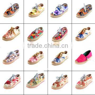 Women Fashion Slip-on Cloth Shoes Female Jute Casual Shoe Women Wave Pattern Flast Street Snap Soft Loafer Shoes photo-6