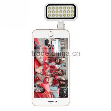 Video Light Ultra-thin Mini LED Flash Light With 21 LED LEDs Lamp Beads Integrated Fill Lights for Selfie Mobile Phone photo-2