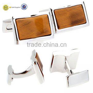 Wholesale Fashion Golden Brand Quality Factory Custom Metal Gift Cufflink photo-5