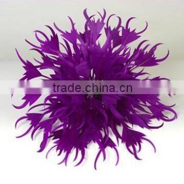 Feather flower hair accessories wholesale