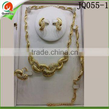 fashion jewelry gold plated jewelry dubai gold jewelry set JQ055-1