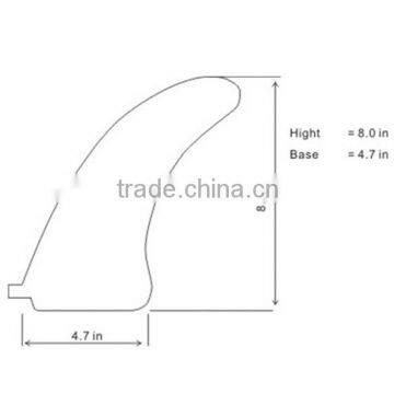 TOP Quality Sup Fin Longboard Fin Carbon Fiber Fins photo-4