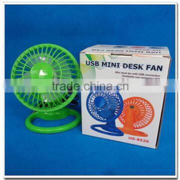 High quality durable USB small plastic fan