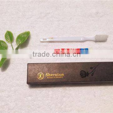 Disposable Transparent Hotel and Travel Toothbrush