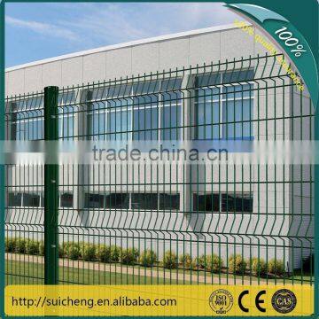 PVC Coated Security Fence/Galvanized Metal Fence/Peach Post Security Fence(Guangzhou Factory)