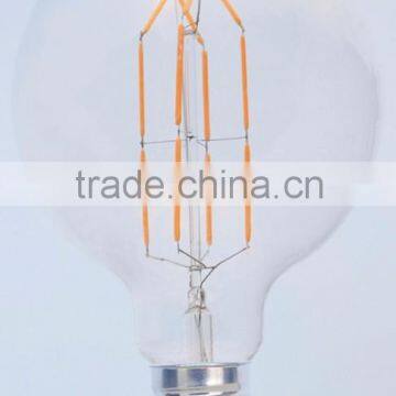 Edison vintage G125 4w 6w 8w led filament bulb E27 decorative light b22 240v 110v