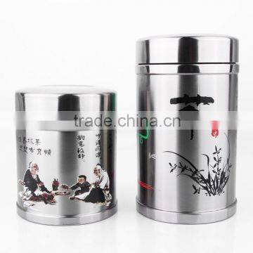 interesting products 2015 big stainless steel tea canister