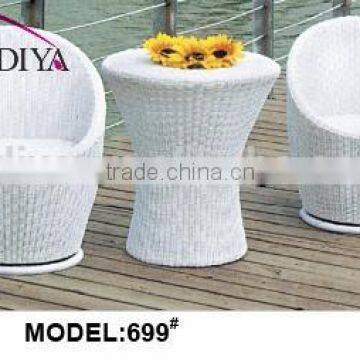 Rattan Roma Bistro Round Set for Outdoor Garden Furniture photo-2