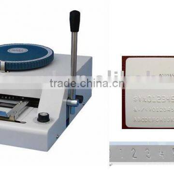 card embosser,embossing machine,embosser machine , with embossing and indenter in one machine use for PVC card like Visa card