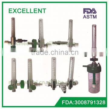 medical tube oxygen flowmeters / oxygen flowmeter with humidifier FDA standard
