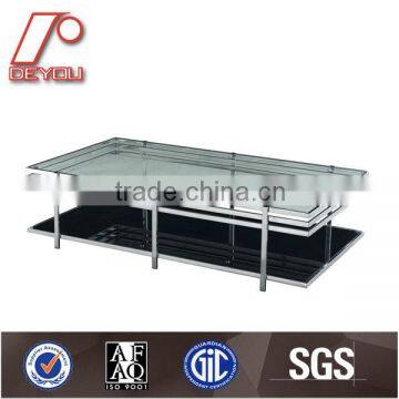 Glass Tea Table Design, Glass Top Center Table Design, Modern Design Glass Center Table CT-51