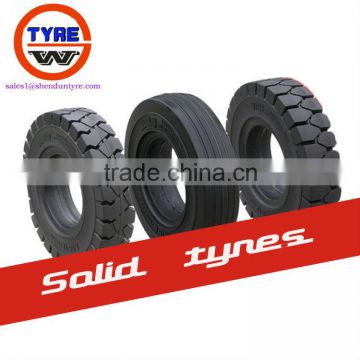 Solid tyres for forklift tubeless bias tires 5 inches whole sale factory prices