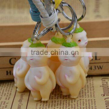 live animal huba plastic keychain at factory price