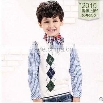 Kids Boys sweater vest sweater hedging cotton wool vest waistcoat vest sweaters for children children children sleeveless sweate