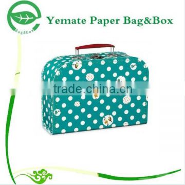 best quality custom printed recycled cardboard paper cheap baby clothes gift box suitcase