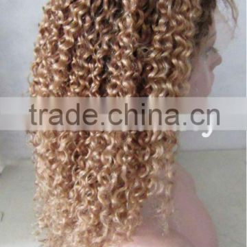 wholesale price brazilian human hair 2.5 inches lace front wigs with Two tone color