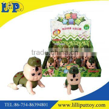 Hot sale wind up climbing baby boy doll toy