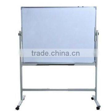 Parallel bars movable whiteboard with stand for school and office