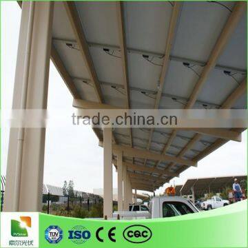 carport cheap solar panel 100w steel solar carport mounting brackets