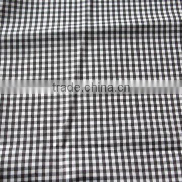 Polyester plaid taffeta fabric for garment/dress/down jacket