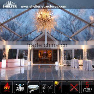 Romantic Royal Customized Clear Top Wedding Tents for Sale