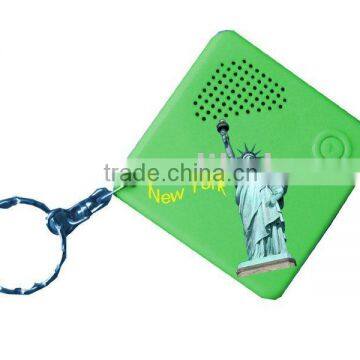 Custom Talking Key Chainr,voice Recorder Key Chain Sound Keyring Promotion Gift photo-2