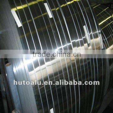 Thin aluminum strip for transformer winding