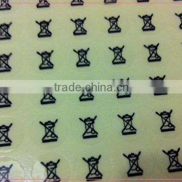 2016 new product colorful printing Transparent label made in China