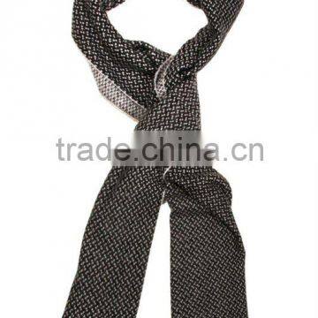 black grey men acrylc scarves