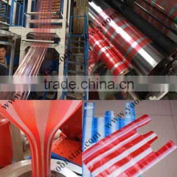 SJ-45x2x600 4 Color Printing Machine/Double Colors LDPE/HDPE/LLDPE Film Blowing Machine for Sale photo-2