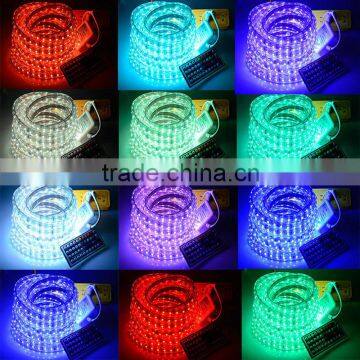 120V 220V IP65 Waterproof SMD5050 flexible Color Changing cuttable led strip light