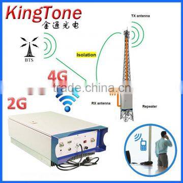 Kingtone 95dB High Power Repeater Wireless RF Mobile Signal 2G 3G 4G Repeater Outdoor