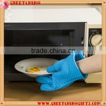 Heat and Water Resistant Silicone Cooking Baking BBQ Oven Pot Holder Mitt Kitchen Glove