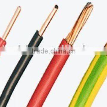 single Al core pvc cable BV,SGS,CE cable wire pvc sheath electrical wire