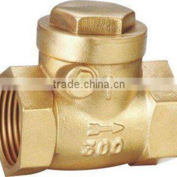 brass swing check valve