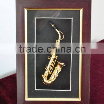 Saxophone Model Display Case Wall Frame Home furnishing