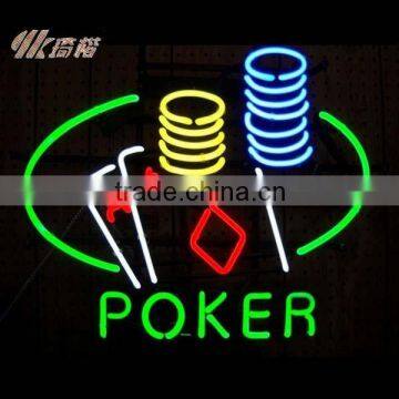 Led poker neon sign