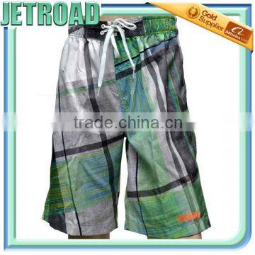 Men 4 ways stretch Shorts heat transfer sublimation print elastic waistband