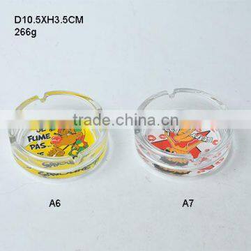 Wholesale Cheap Glass Ashtrays With Decorative Pattern