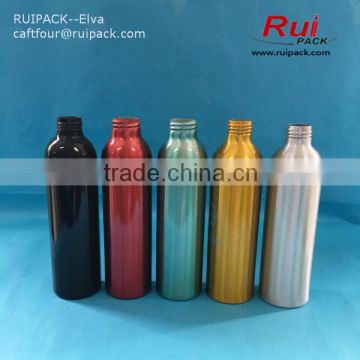 aluminum bottle, aluminum perfume bottle, cosmetic aluminum bottle with perfume sprayer