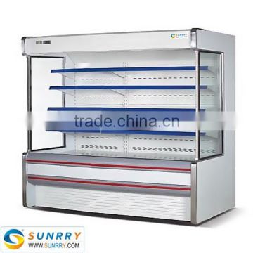 Used supermarket fruits vegetables display refrigerator and freezer case