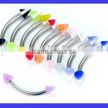 UV Acrylic Eyebrow Ring