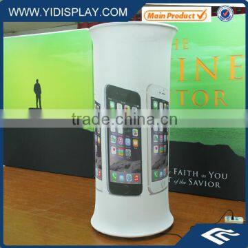 YIDISPLAY Automatic Expo Revolving Banner Door Stand