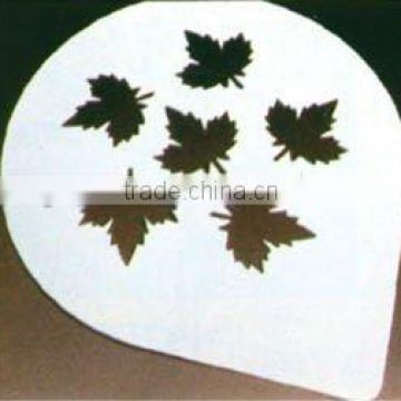 Plastic leaf cake decoration tools wedding cake stencil