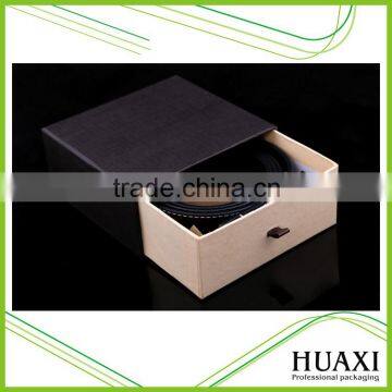 2016 New Luxury Gift Box for Man's Leather Belt Packaging Box Wholesale