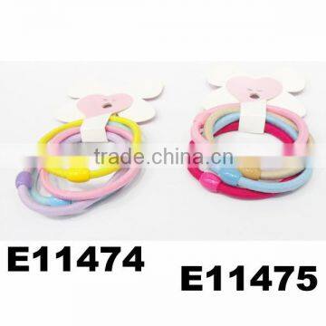 assorted daily used colored thick silicone hair rubber band wholesale