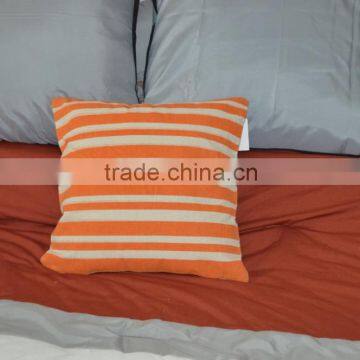Stripe Printing Cotton Cushion With PP Filling